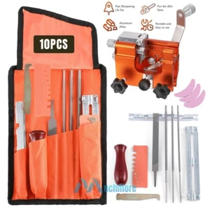 Universal Chainsaw Sharpening Kit Hand Crank Chainsaw Sharpener & Grinding Stone - Picture 1 of 60