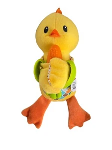 Infantino Easter Plush Chick 10” Yellow With Carrot Teether Nibbler - Picture 1 of 9