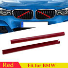Front Grille Trim Strips Cover Red For Bmw F10 F06 F12 F39 F48 5 6 7 Series