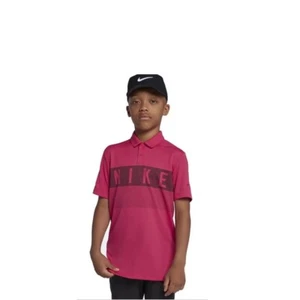 Nike Dry Graphic Golf Polo Rush Pink/Rush Pink 933412-666 Kid tshirt - Picture 1 of 5