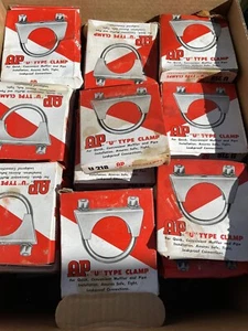 AP Exhaust Clamp U Type U218 All 2 1/2" Pipe Connections NEW old stock Lot of 90 - Picture 1 of 5
