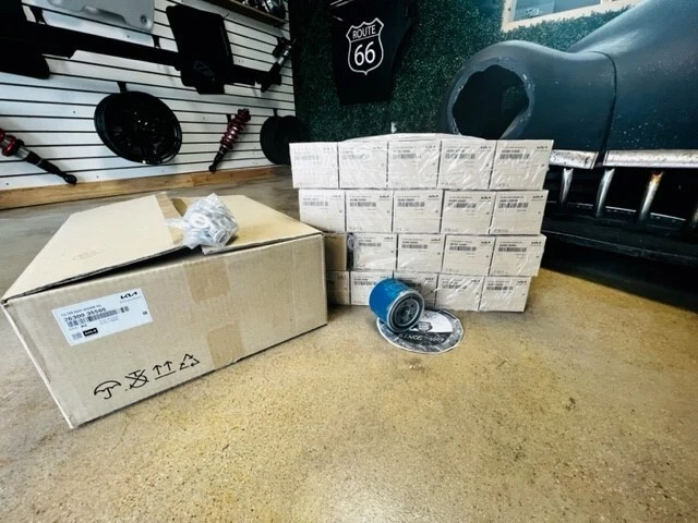 (40) FILTRO ACEITE ORIGINAL HYUNDAI KIA 1986-2020 2630035504 2630035505 con junta Foto 1 de 4