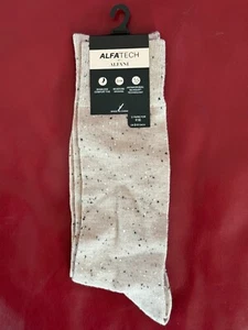 $10 ALFANI ALFATECH Dress Socks | 1 Pair | Tan | Shoe 7-12 Sock 10-13 - Picture 1 of 5