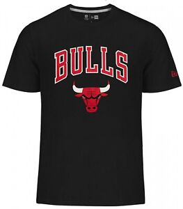 New Era - NBA Chicago Bulls Team Logo T-Shirt - Schwarz