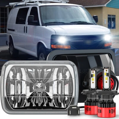 Faro LED 7x6 5x7 alto/bajo para camioneta de carga Chevy Express Astro 1500 2500 3500 Foto 1 de 4