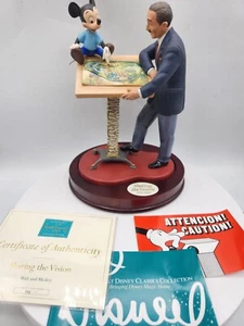 WDCC "Sharing The Vision" Walt Disney & Mickey Disneyland 50th - Box, COA, Paper - Picture 1 of 13