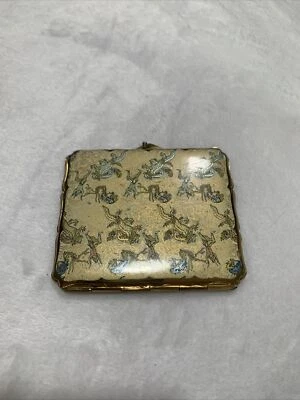 Estuche para cigarrillos/tarjetas Stratton Dragon, Warrior, Phoenix esmaltado años 60 damas Foto 1 de 4