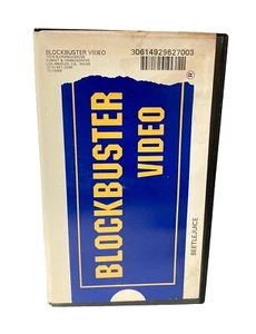 Beetlejuice VHS Blockbuster Video Clamshell Rental Rare Michael Keaton 1988 VTG - Imagen 1 de 7