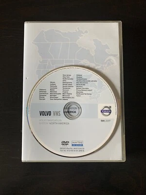 2007  Volvo S80 VNS Navigation DVD EAST Coast U.S & Canada Map - Image 1 of 4