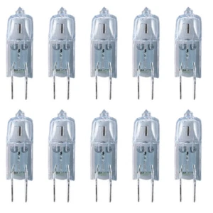 10x Radium Halogen Stiftsockellampe 10W G4 12V klar 130lm warmweiß 3000K dimmbar - Bild 1 von 3