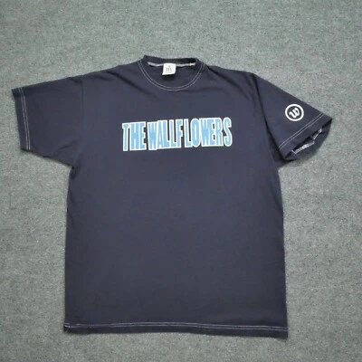 Vintage The Wallflowers T Shirt Adult XL Blue Navy James Perse Band Concert Y2K - Image 1 of 4