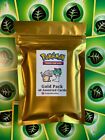 Custom Pokemon Gold Packs 40 Cards Includes Ultra Rare, Holos, and Vintage