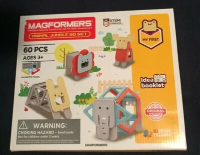 Magformers 60-piece My First Animal Jumble Set - NIP - Image 1 of 4