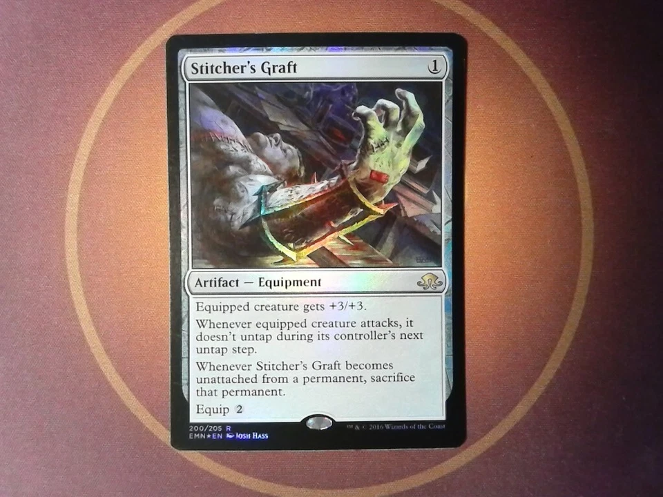 Foil Stitcher's Graft - Eldritch Moon - Magic the Gathering Artifact - Image 1 of 1