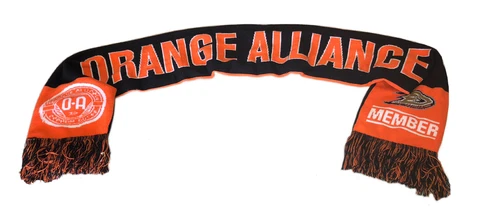 NHL Anaheim Ducks 2018-2019 Orange Alliance Member Season Ticket Holder Scarf Cover