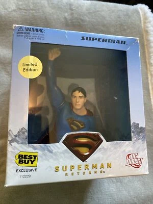 EDICIÓN LIMITADA BEST BUY EXCLUSIVO SUPERMAN DEVOLUCIONES BUSTO SUPERMAN (Nuevo En Caja) Foto 1 de 4