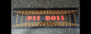 Original PIT BOSS Arcade Machine Video Game Part Title Marquee Header - Picture 1 of 2
