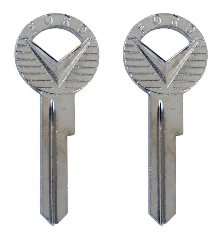 59-66 Ford Passenger Car Pick Up Truck Early Glovebox Trunk Secondary Key Blanks - Image 1 of 1