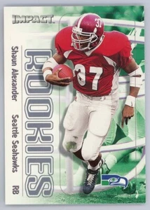 (4) 2000 Shaun Alexander Rookie Rc Card Lot NFL NCAA Seattle Alabama - Picture 1 of 4
