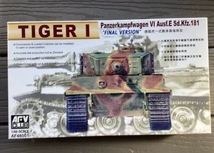 AFV CLUB 1/48 WW II GERMAN TIGER I TANK LATE MODEL KIT W/ P/E PARTS # 48001 NIB - Picture 1 of 24