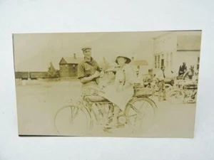 Original 1912? Indian V Twin Motorcycle Real Photo Postcard 13725rs - Picture 1 of 2