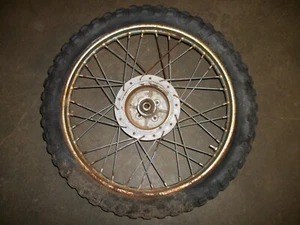 1964 Yamaha YF1 YJ1 Y22 Rear Rim Wheel Hub 3.00 - 17 - Picture 1 of 6