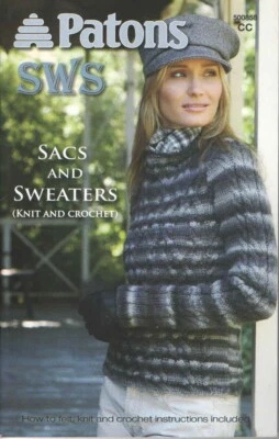 Sacs and Sweaters Patons Pattern Book 500858 - Image 1 of 4