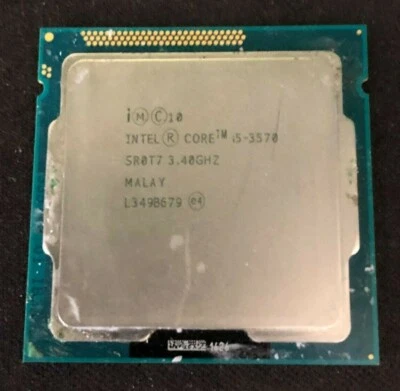 INTEL I5 3570 3,4GHZ L3498679 Quad CORE Cache 6 MB Grafica HD2500 H2 SOCKT 1155 - Immagine 1 di 4