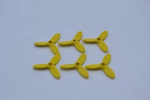 LEGO 6 x Propeller Rotor 3 Blätter gelb Yellow Lego Propeller 3 Blade 4617 - Bild 1 von 2