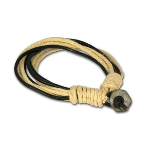 SilberDream Lederarmband black Surferarmband Leder Armband LA3247S - Bild 1 von 6