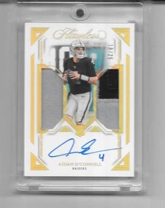2023 FLAWLESS AIDAN O'CONNELL RC AUTO DUAL PATCH AUTOGRAPH # 18/25 RAIDERS - Bild 1 von 1