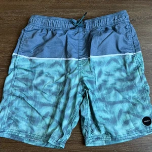 RVCA Boys Youth Blue Volley Boardshorts Sz XL 14/16 - Picture 1 of 5