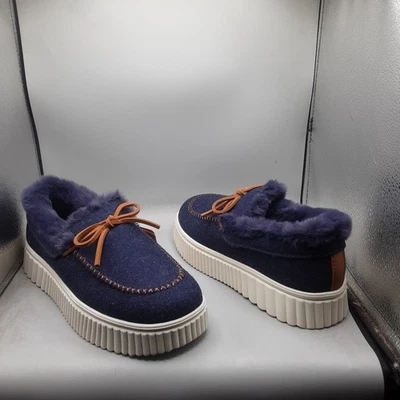 Skechers Acogedor Mocasín Ojai Sin Cordones Para Mujer 8.5W Azul Marino A242 Foto 1 de 4