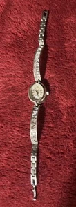 Xanadu Crystals Inlay Quartz Analog Women's Watch Sz. 6 1/2" New Battery - Picture 1 of 5