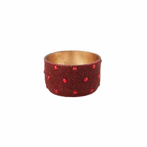 Gift Company Lantern Madras pearls S tealight holder candle holder red 8.5 cm - Picture 1 of 1