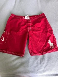 Vintage Polo Ralph Lauren Swim Trunks Mens XL Unlined Big Pony RL - Picture 1 of 8