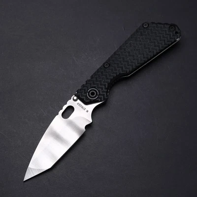 Cuchillos Strider SnG DGG - Negro Neumático Track G10 / Ghost Stripe Hoja 20CV Foto 1 de 4
