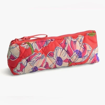 Bolsa para lápices Vera Bradley peso pluma en amapolas giratorias Foto 1 de 2