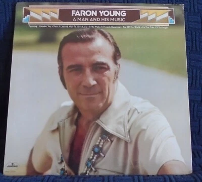 FARON YOUNG, A Man And His Music USA New Sealed LP FREE SHIPPING - Image 1 of 2