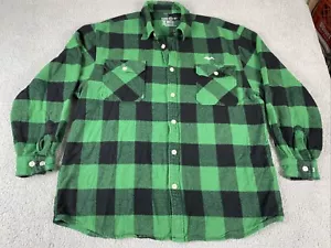 Yooper Flanellhemd kariert grün schwarz 3X - Bild 1 von 10