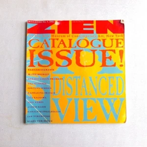 1986 ZIEN A Distanced View 1986 Gerald van der Kaap New Museum NYC 1980's Zine - Picture 1 of 11
