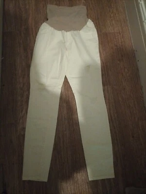 Ladies Maternity Size Medium Yellow Jeggings - Image 1 of 4