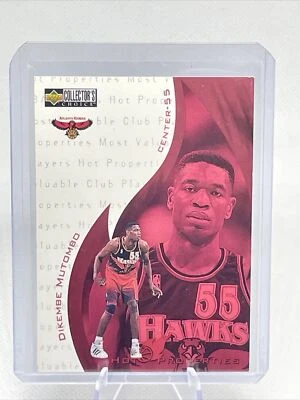 1997-98 Collector's Choice #356 Dikembe Mutombo Hot Properties NBA HOF NM - Image 1 of 2