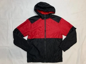 Holloway SeriesX Hooded Full Zip Jacket Men's Small Black Red - Picture 1 of 2