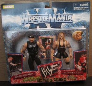 WWF WWE Wrestling Figure NIB Jakks Grudge WrestleMania XV Road Dog vs Al Snow - Picture 1 of 4