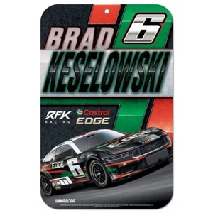 Brad Keselowski Castrol Edge #6 11x17 Plastic Sign - Picture 1 of 1