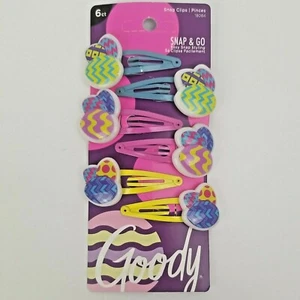 Goody Snap & Go Snap Clips Hair Clips 6ct - Picture 1 of 4