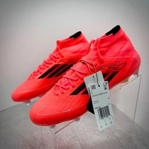 Adidas F50 Elite Mid SG Turbo-Aurora Black IH6133 Women's Size 8.5 - Picture 1 of 7