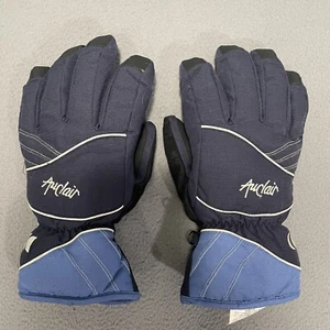 Guanti da sci uomo vintage Auclair blu isolati taglia media - Foto 1 di 8