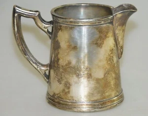 Antique Milk Jug "M.JARRA" Stamp Fraget Silver Plate Russian Empire/ Poland - Picture 1 of 5